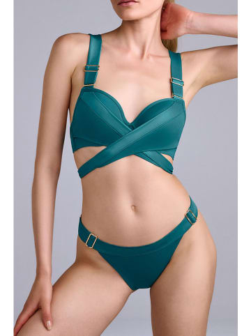 Marlies Dekkers Figi bikini "Cache Coeur" w kolorze morskim