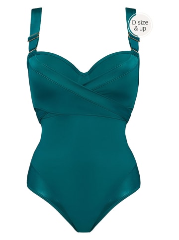 Marlies Dekkers Badeanzug "Cache Coeur" in Petrol