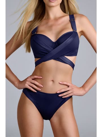 Marlies Dekkers Biustonosz bikini "Cache Coeur" w kolorze granatowym