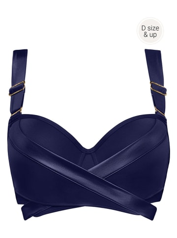 Marlies Dekkers Bikini-Oberteil "Cache Coeur" in Dunkelblau