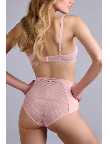 Marlies Dekkers Pełne figi high waist "Dame de paris" w kolorze jasnoróżowym