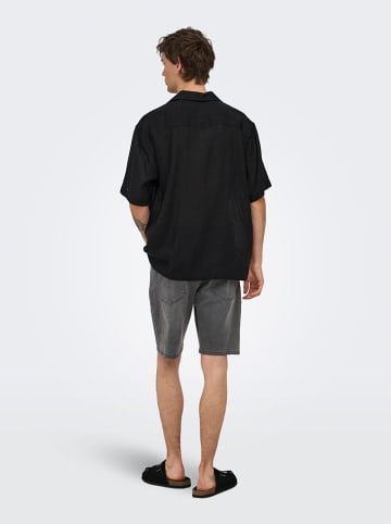 ONLY & SONS Jeans-Shorts "Onsweft" in Grau