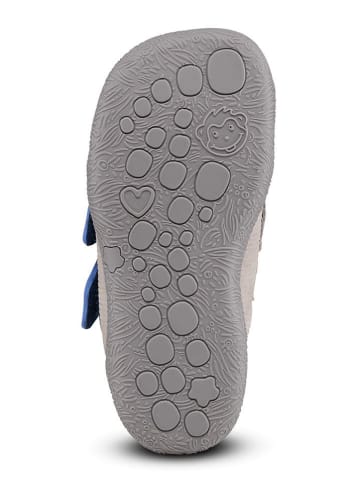 Affenzahn Leder-Barfußschuhe "Walky" in Grau
