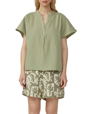 QS by S. Oliver Musselin-Bluse in Oliv