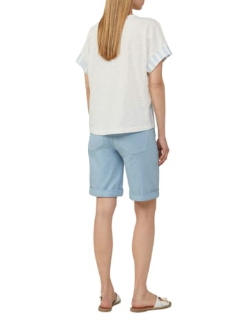 s.Oliver Shirt in Hellblau/ Weiß