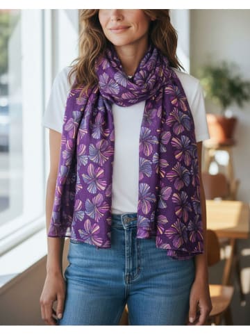 MENTHE À L'O Schal in Lila - (L)170 x (B)85 cm