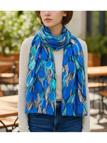 MENTHE À L'O Schal in Blau - (L)170 x (B)85 cm