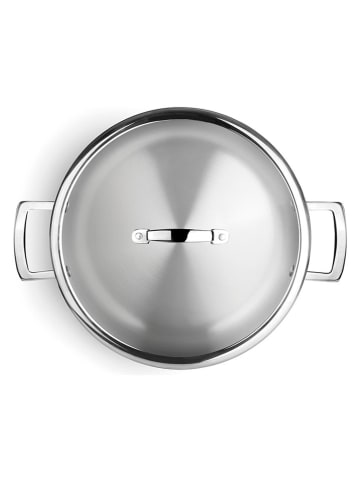 Ibili 2-delige set: roestvrijstalen stoofpan - Ø 24 cm
