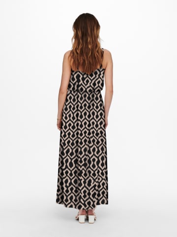 ONLY Kleid in Beige/ Schwarz