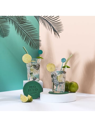 Summertime 10-częściowy zestaw "Mojito" w kolorze zielonym do koktajli