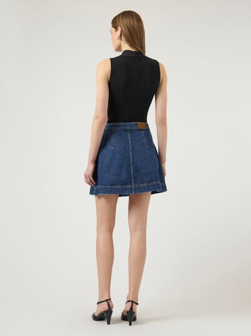 YAS Jeansrock in Dunkelblau