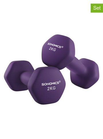 Songmics Hantle (2 szt.) w kolorze fioletowym - dł. 16 cm