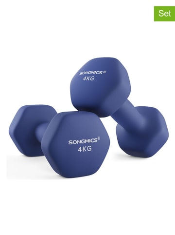 Songmics 2-delige set: halters blauw - (L)20,5 cm