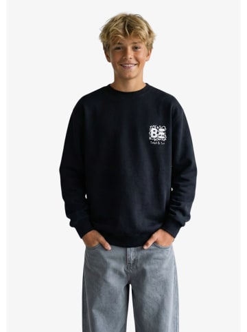 Blue Effect Sweatshirt in Schwarz