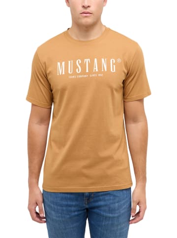 Mustang Shirt "Austin" in Hellbraun