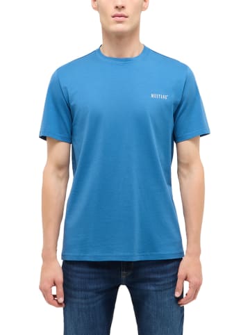 Mustang Shirt "Austin" blauw