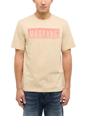 Mustang Koszulka "Austin" w kolorze beżowym