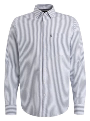 Vanguard Blouse - regular fit - blauw/wit