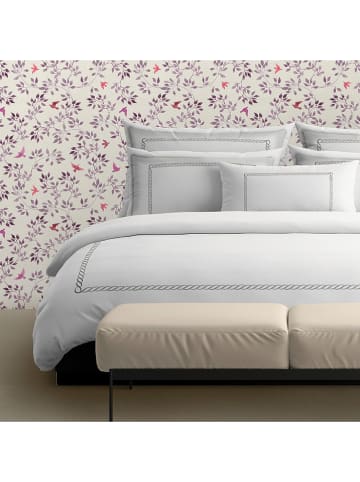 Cacharel 2er-Set: Satin-Kissenbezüge ''Perle enchantée'' in Weiß
