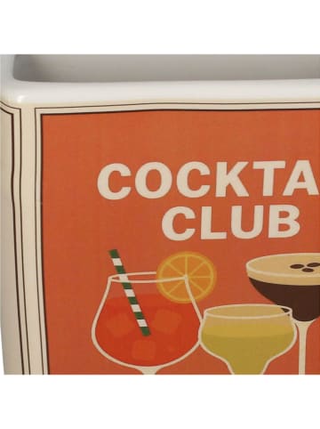 Kersten Wazon "Book Cocktail" w kolorze pomarańczowym - 15 x 18 x 5,5 cm