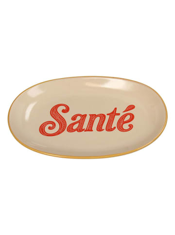 Kersten Servierplatte ''Sante'' in Beige/ Orange - (L)21 x (B)12,5 cm