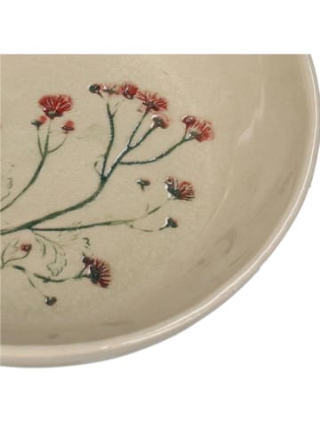 Kersten Schale ''Field Flower'' in Beige - (B)22 x (H)5 x (T)21,5 cm