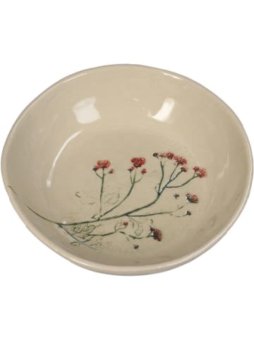 Kersten Schale ''Field Flower'' in Beige - (B)22 x (H)5 x (T)21,5 cm
