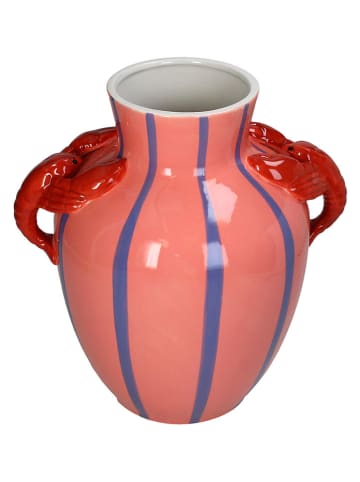 Kersten Vaas ''Lobster'' rood - (B)27,7 x (H)28,5 x (D)21 cm