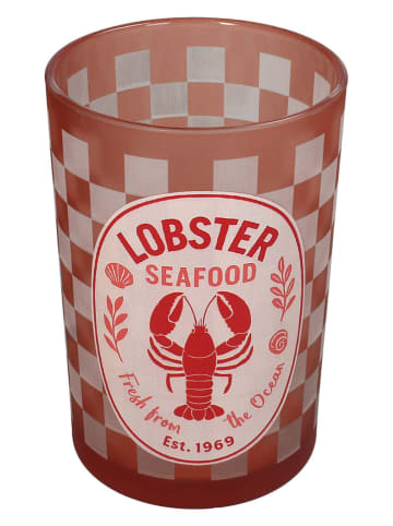 Kersten Świecznik "Lobster" w kolorze czerwonym - wys. 18 x Ø 12 cm