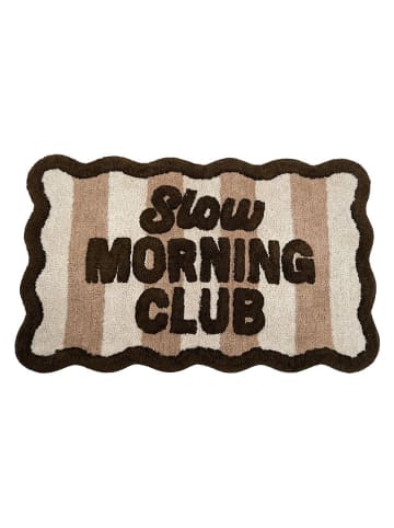 Kersten Badmat ''Slow Morning'' beige/zwart - (L)50 x (B)80 cm