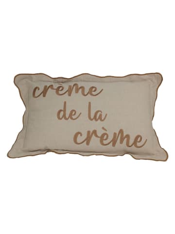 Kersten Kissen ''Creme'' in Beige - (L)30 x (B)50 cm