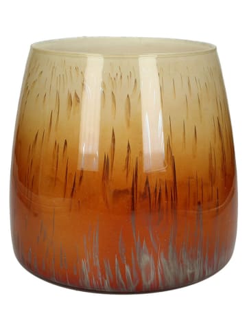 Kersten Świecznik w kolorze jasnobrązowym - wys. 23 x Ø 23 cm