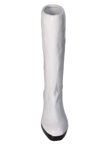 Kersten Vase ''Boot'' in Weiß - (B)19 x (H)35 x (T)8 cm