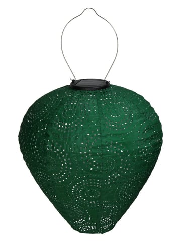 Kersten Solarny lampion LED w kolorze zielonym - wys. 30 x Ø 30 cm
