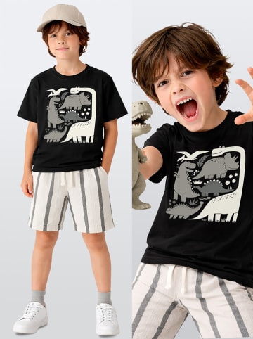 Denokids 2tlg. Outfit in Schwarz/ Creme