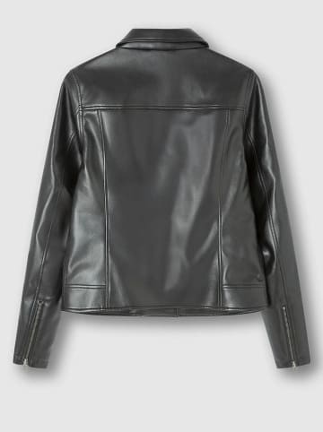 Pepe Jeans Kunstleren jas zwart