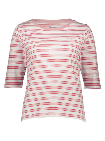 Pepe Jeans Shirt lichtroze/wit