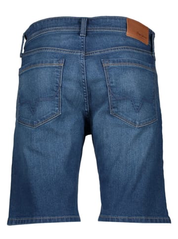Pepe Jeans Bermudy dżinsowe "Hatch" w kolorze niebieskim