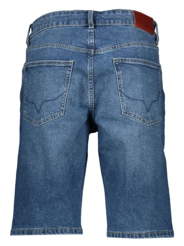 Pepe Jeans Bermudy dżinsowe "Callen" w kolorze niebieskim