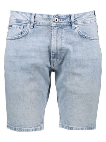 Pepe Jeans Bermudy dżinsowe "Stanley" w kolorze błękitnym