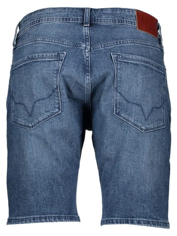 Pepe Jeans Bermudy dżinsowe "Stanley" w kolorze niebieskim