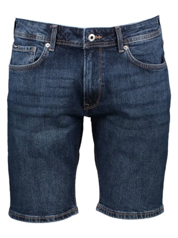 Pepe Jeans Bermudy dżinsowe "Stanley" w kolorze granatowym