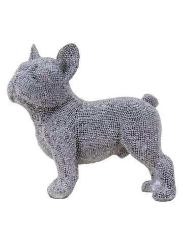 Ornami Decoratief figuur ''Bulldog'' zilverkleurig - (B)20,4 x (H)18,4 x (D)9,6 cm