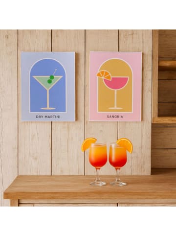 Ornami Druk artystyczny "Sangria" w ramce - 40 x 30 cm