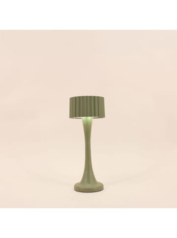 Ornami LED-Tischleuchte ''Wave'' in Grün - (H)27 x Ø 11 cm