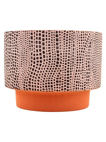 Ornami Blumentopf in Terrakotta/ Beige - (H)18,5 x Ø 25 cm