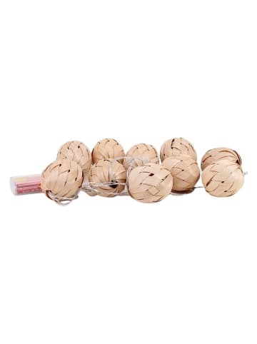 Ornami LED-Girlande in Beige - (L)165 cm