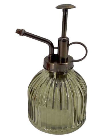 Ornami Butelka w kolorze zielonym z rozpylaczem - wys. 16,5 x Ø 8 cm