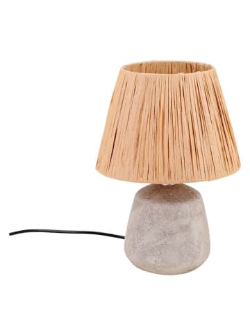 Ornami Lampa stołowa w kolorze beżowo-szarym - wys. 30 x Ø 22,5 cm
