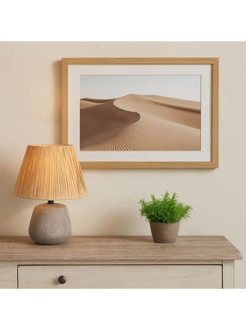 Ornami Tischleuchte  in Grau/ Beige - (H)30 x Ø 22,5 cm